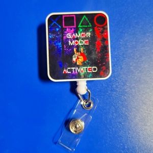 Gamer Mode Activated Retractable Badge Reel